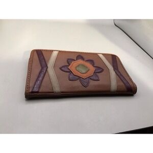 Relic Wallet With Flower On Front‎